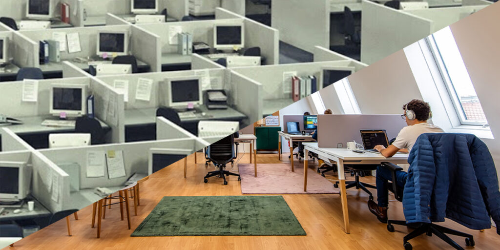 L’évolution du bureau au fil du temps