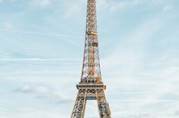 vue de la tour Eiffel à Pari